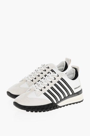 LEGEND Two-tone Sneakers with Suede Details