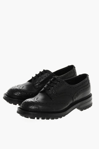 Leather ILKLEY Derby Shoes with Brogue Finish