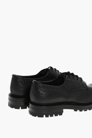 Leather ILKLEY Derby Shoes with Brogue Finish