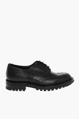 Leather ILKLEY Derby Shoes with Brogue Finish