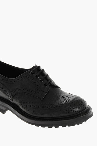 Leather ILKLEY Derby Shoes with Brogue Finish