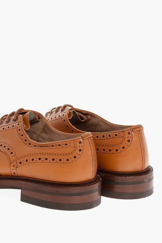 Leather BOURTON Derby Shoes with Brogue Finish