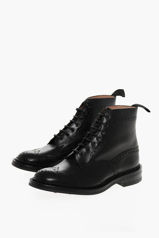 Anfibi in Pelle STOW con Design Brogue