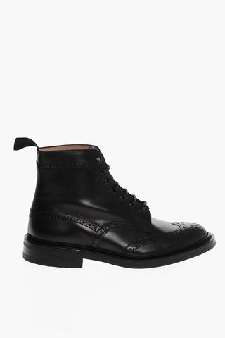 Anfibi in Pelle STOW con Design Brogue
