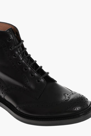 Anfibi in Pelle STOW con Design Brogue