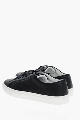 Textured Leather BOLDINI Lace-up Sneakers
