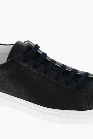Textured Leather BOLDINI Lace-up Sneakers