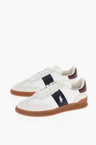 Leather AERA Sneakers with Suede Details