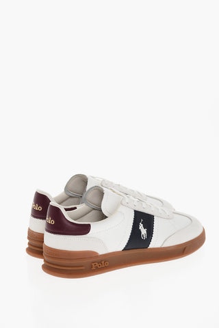 Leather AERA Sneakers with Suede Details