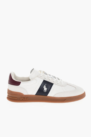 Leather AERA Sneakers with Suede Details