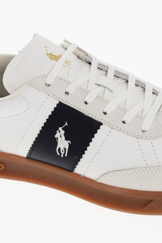 Leather AERA Sneakers with Suede Details