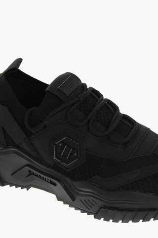 ACTIVE Lace-up RUNNER HEXAGON Sneakers with Rubber Sole