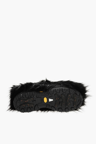 Eco-Fur Lace-Up Shoes