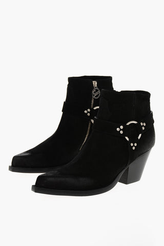 Stivaletti Texani JALAPENO in Suede 7cm