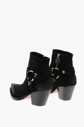 Stivaletti Texani JALAPENO in Suede 7cm