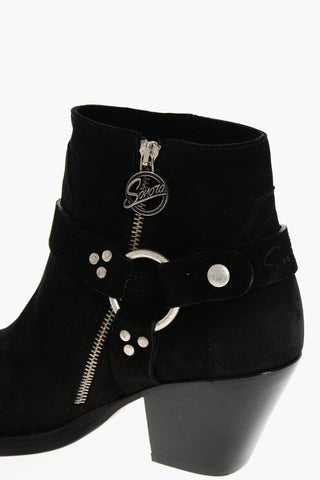 Stivaletti Texani JALAPENO in Suede 7cm