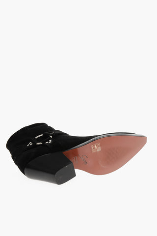 Stivaletti Texani JALAPENO in Suede 7cm