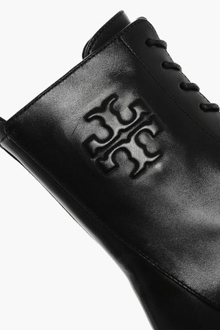 Anfibi DOUBLE-T in Pelle con Zip Interna