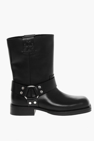 Biker-Stiefeletten MOTO aus Leder