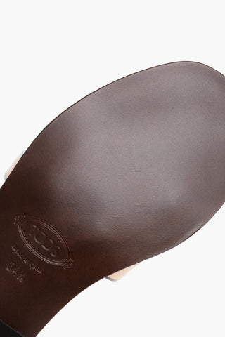 가죽 샌들 MAXI CATENA 가죽 밑창