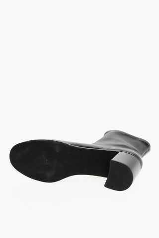 Lederstiefeletten CAP-TOE mit Innenreißverschluss 7 cm