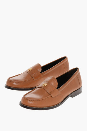 Pebbled-Leather Loafers PERRY