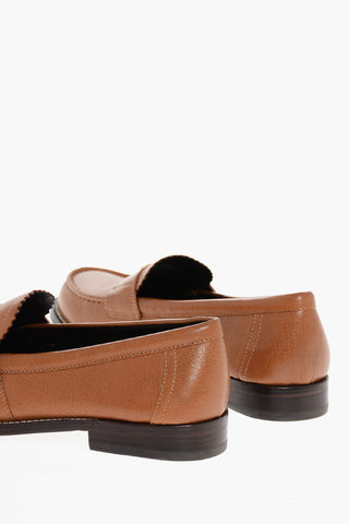 Pebbled-Leather Loafers PERRY