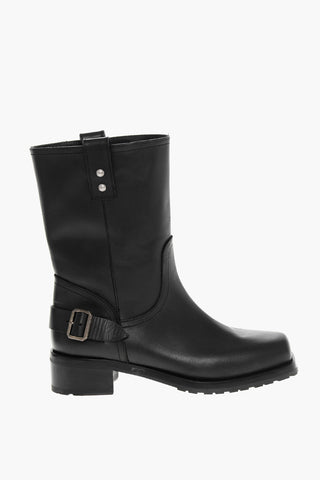 Biker-Stiefeletten DALLAS mit Quadratischer Spitze