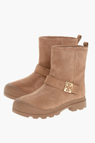 Suede Ankle Boots MELLOW with Shearling Lining