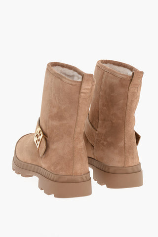 Suede Ankle Boots MELLOW with Shearling Lining