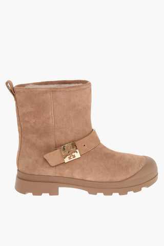 Suede Ankle Boots MELLOW with Shearling Lining