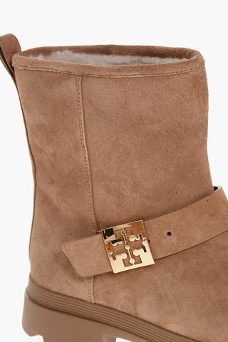 Suede Ankle Boots MELLOW with Shearling Lining