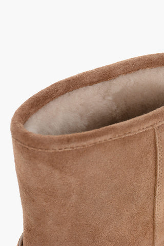 Suede Ankle Boots MELLOW with Shearling Lining