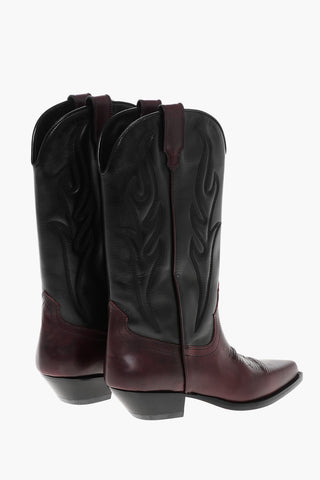Two-Tone Leather Western Boots SANTA FE 5cm