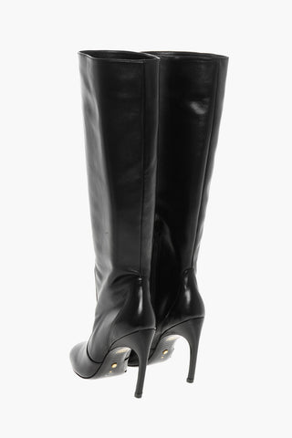 Lederstiefel unterhalb des Knies 10cm