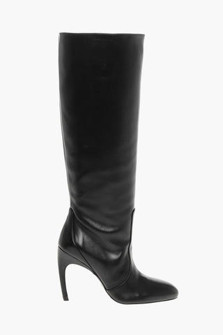 Lederstiefel unterhalb des Knies 10cm