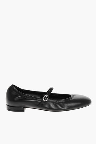 Mary Jane CLARIS Ballet Flats with Cuir Sole