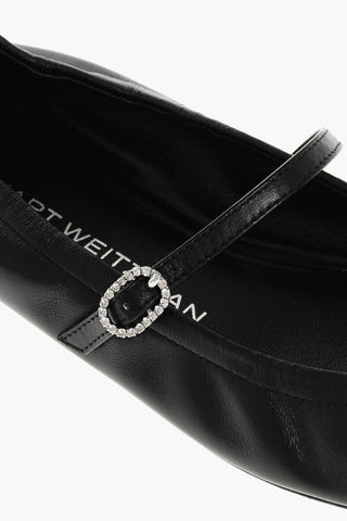 Mary Jane CLARIS Ballet Flats with Cuir Sole