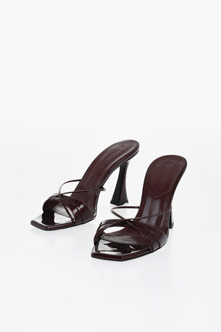Patent Mules LUST with Spool Heel 9cm