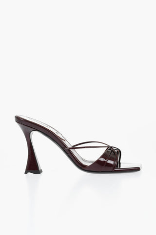 Patent Mules LUST with Spool Heel 9cm