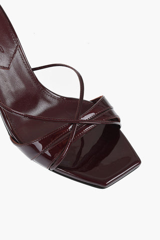 Patent Mules LUST with Spool Heel 9cm