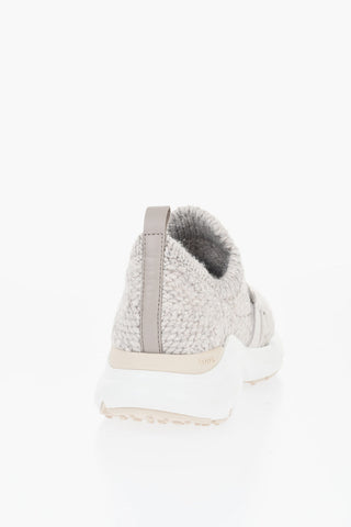 Knitted Sock Sneakers with Front Logo