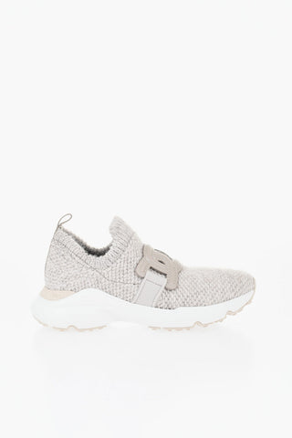 Knitted Sock Sneakers with Front Logo