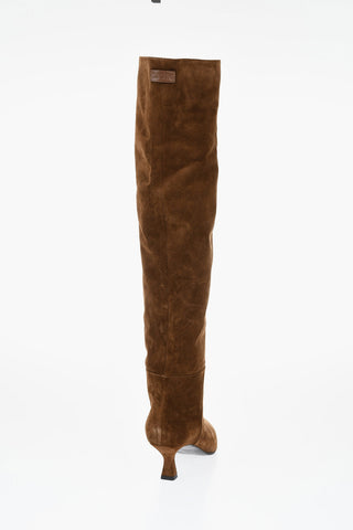 Suede BEA Under the Knee Boots 6cm