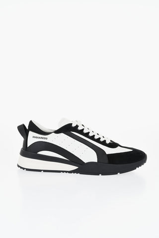LEGEND Sneakers Bicolore in Pelle e Suede
