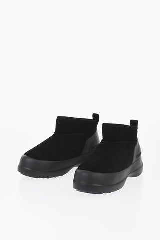 Suede LUNA Booties with Eco-Shearling Lining