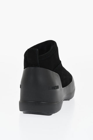 Suede LUNA Booties with Eco-Shearling Lining