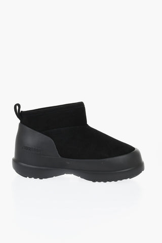 Suede LUNA Booties with Eco-Shearling Lining