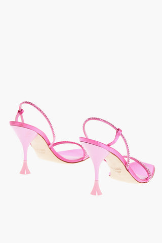 Sandali in Satin ELOISE con Cristalli 10cm