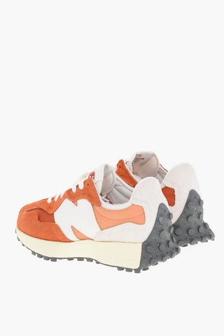 Lace-up MOYEN Suede and Fabric Sneakers